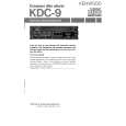 KENWOOD KDC-9 Owner's Manual cover photo