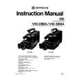 HITACHI VM-2300A Owner's Manual cover photo