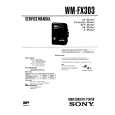 SONY WMFX303 Service Manual cover photo