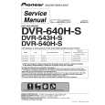 PIONEER DVR640 Service Manual cover photo