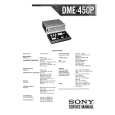 SONY DME-450P Service Manual cover photo