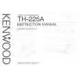 KENWOOD TH-225A Owner's Manual cover photo