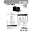 SONY ICFSW20 Service Manual cover photo