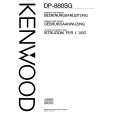 KENWOOD DP880SG Owner's Manual cover photo