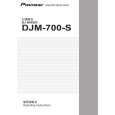 PIONEER DJM-700-S/WAXJ5 Owner's Manual cover photo
