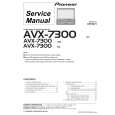 PIONEER AVX7300 Service Manual cover photo