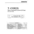 ONKYO T-450RDS Owner's Manual cover photo