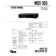 SONY MDS303 Service Manual cover photo