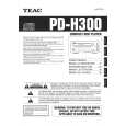 TEAC PD-H300 Owner's Manual cover photo