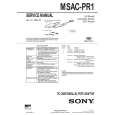 SONY MSAC-PR1 Service Manual cover photo