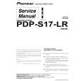 PIONEER PDP-S17-LR/XIN1/WL Service Manual cover photo