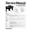 TECHNICS SX-PR307 Service Manual cover photo