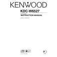 KENWOOD KDCW6527 Owner's Manual cover photo