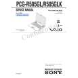 SONY PCGR505GL Service Manual cover photo