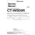 PIONEER CT-W505R Service Manual cover photo