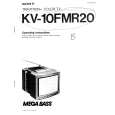 SONY KV-10FMR20 Owner's Manual cover photo