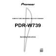PIONEER PDR-W739/KUXJ/CA Owner's Manual cover photo