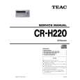 TEAC CR-H220 Service Manual cover photo