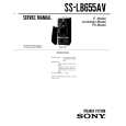 SONY SS-LB655AV Service Manual cover photo