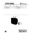 SONY KVH2921A Service Manual cover photo