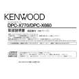 KENWOOD DPC-X660 Owner's Manual cover photo