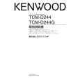 KENWOOD TCM-D244 Owner's Manual cover photo