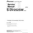 PIONEER S-DV252SW/XCN5 Service Manual cover photo