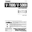 TEAC V7000 Owner's Manual cover photo