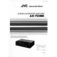 JVC AX700BK Owner's Manual cover photo