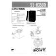 SONY SSH3500 Service Manual cover photo
