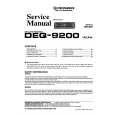 PIONEER DEQ9200 Service Manual cover photo