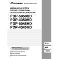 PIONEER PDP-5045HD Owner's Manual cover photo