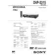 SONY DVPS315 Service Manual cover photo