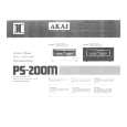 AKAI PS200M Owner's Manual cover photo