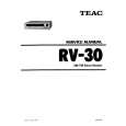 TEAC RV-30 Service Manual cover photo