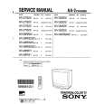 SONY KV27S20 Service Manual cover photo