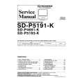 PIONEER SDP5191K Service Manual cover photo