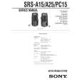 SONY SRSPC15 Service Manual cover photo