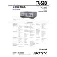 SONY TAS9D Service Manual cover photo