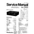 TECHNICS RSTR555 Service Manual cover photo