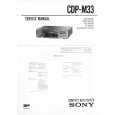 SONY CDPM33 Service Manual cover photo