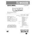 SONY TCW4060DC Service Manual cover photo