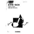 CASIO CTK501 Owner's Manual cover photo