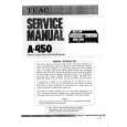 TEAC A450 Service Manual cover photo