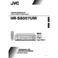 JVC HRS8007UM Owner's Manual cover photo