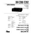 SONY XR-C200 Service Manual cover photo