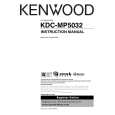 KENWOOD KDC-MP5032 Owner's Manual cover photo