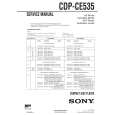 SONY CDPCE535 Service Manual cover photo