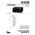 SONY TAH3700 Service Manual cover photo