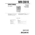 SONY WMEX610 Service Manual cover photo